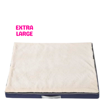 Lavish Pets Memory Foam Bed White (XL)